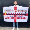 England Football Flag 5ftx3ft St George Come On England Euros 20-21 High Quality